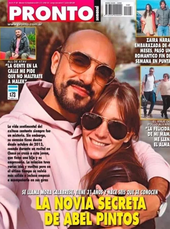 Mora, la "novia secreta" de Abel Pintos