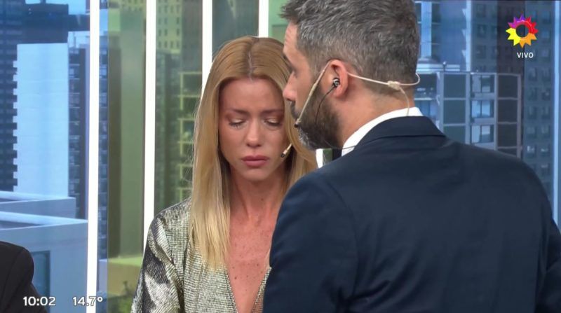 Nicole Neumann se largó a llorar en vivo por culpa de Fabián Cubero