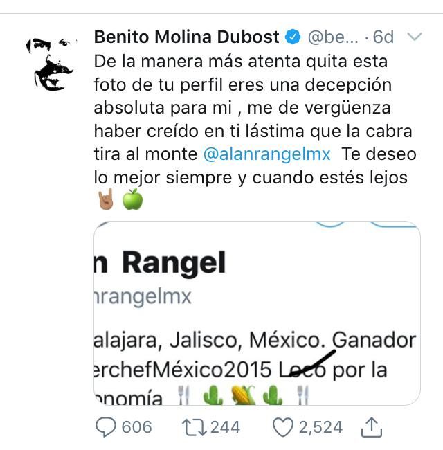 ¡Escándalo!, ¿por qué el chef Benito se fue de MasterChef?