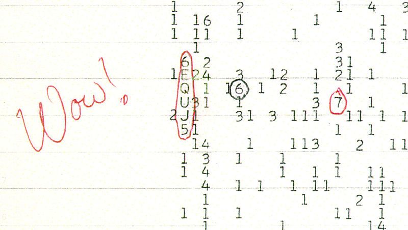 La señal Wow! es la denominación por la cual se conoce en círculos astronómicos a una captación de radio que podría tener un origen extraterrestre y haber sido emitido por seres inteligentes