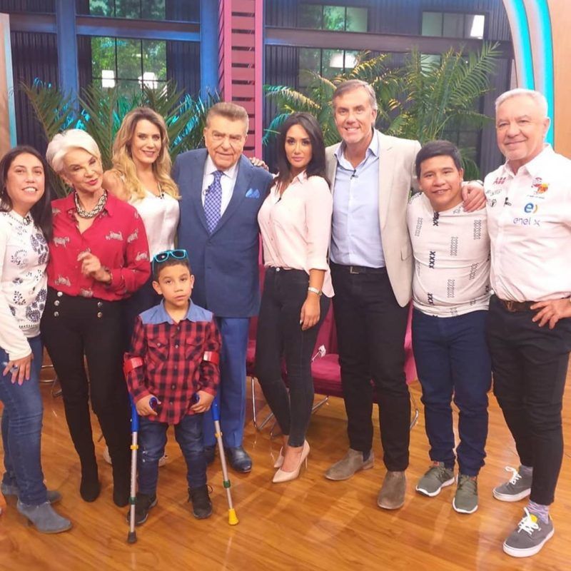 Rocío Marengo se dio un terrible golpe en un programa y casi aplasta a un nene