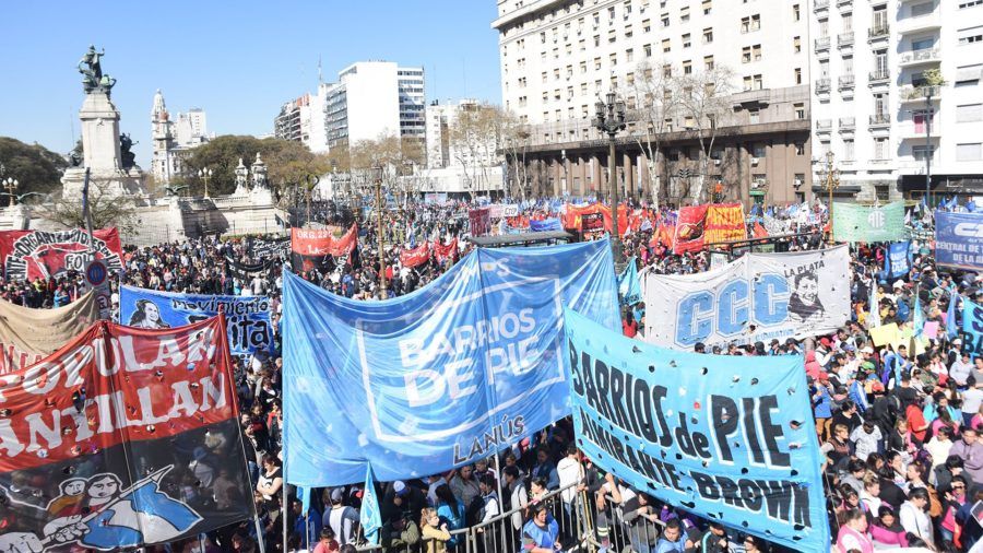 Movimientos sociales reclamaron la prórroga de la ley de Emergencia Alimentaria para aumentar las partidas presupuestarias a los sectores más vulnerables.