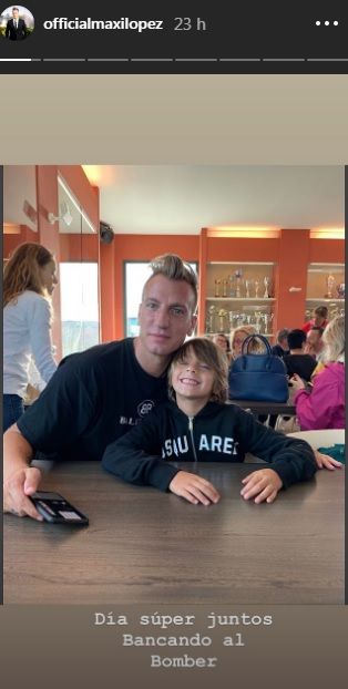 El emotivo reencuentro de Maxi López con sus hijos