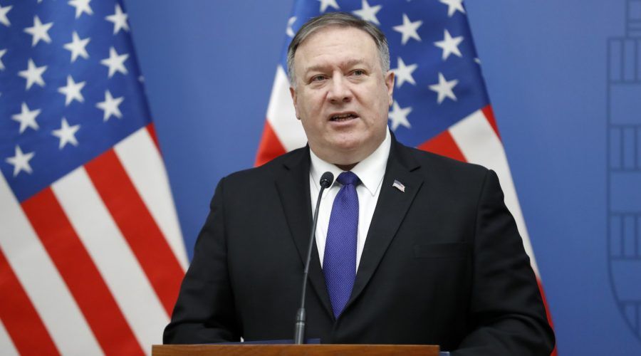 El Secretario de Estado estadounidense, Mike Pompeo.