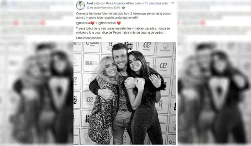 El descargo de Axel en las redes