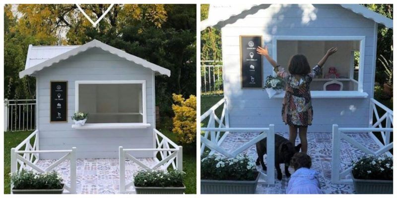 La casita que la China les regaló a sus nenas