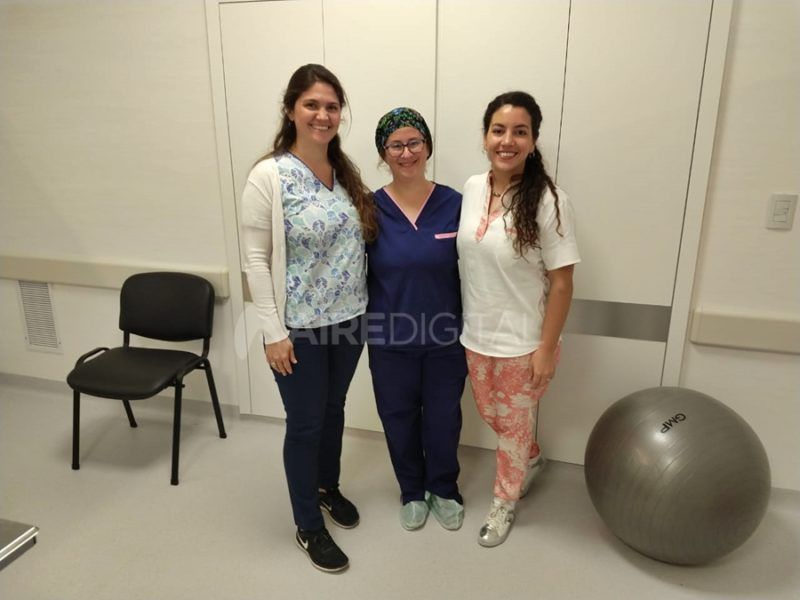 Einyel, la primera beba que nació por parto natural en el nuevo Hospital Iturraspe
