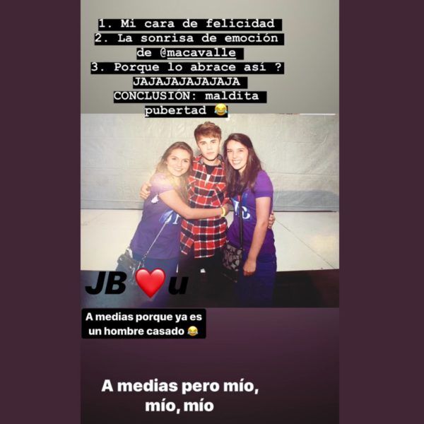 Sofía Castro comparte foto Justin Bieber en su adolescencia