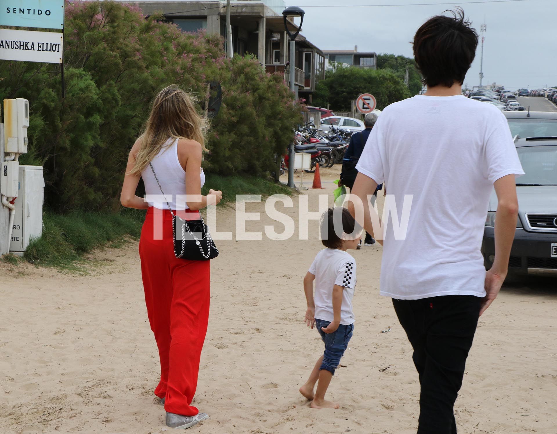 El conductor estuvo acompaÃ±ado de su mujer Guillermina Valdes y su hijo mÃ¡s chico, Lorenzo