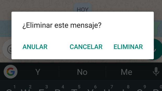 Resultado de imagen para BORRAR MENSAJES