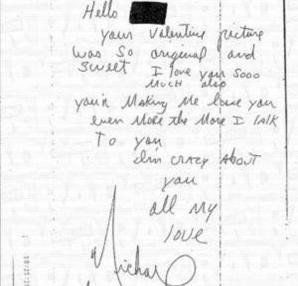 Las perturbadoras cartas que Michael Jackson le enviaba a una niña de 12 años