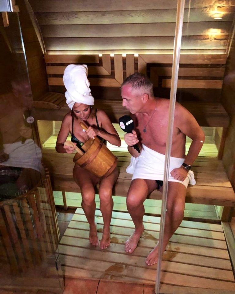 Iliana Calabró lució una bikini "ultra hot" junto a Marley en un spa