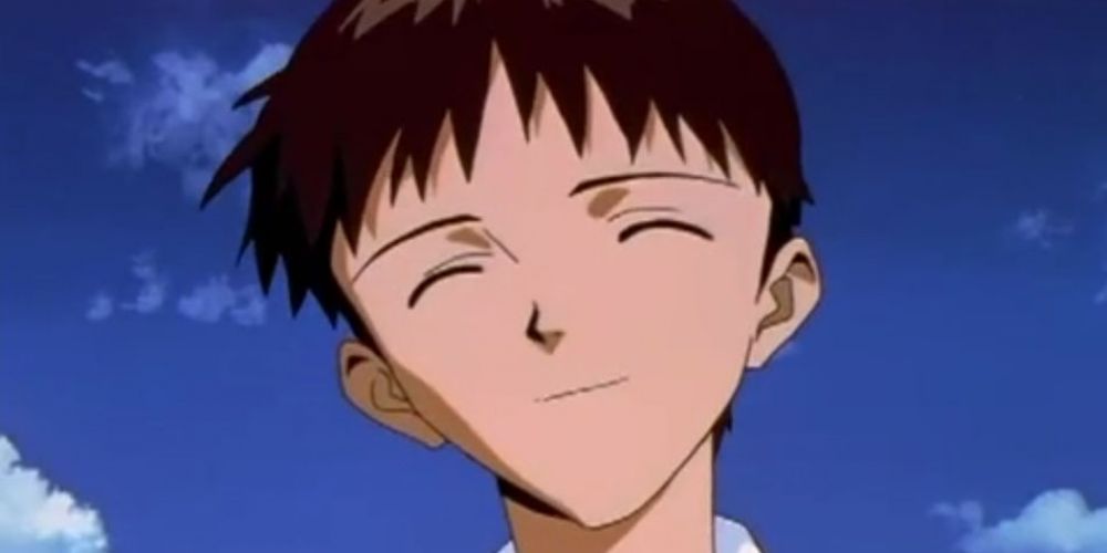 Shinji al final de Neon Genesis Evangelion