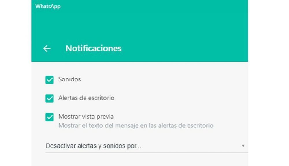 ¿Cómo desactivar el molesto ruido de WhatsApp Web?