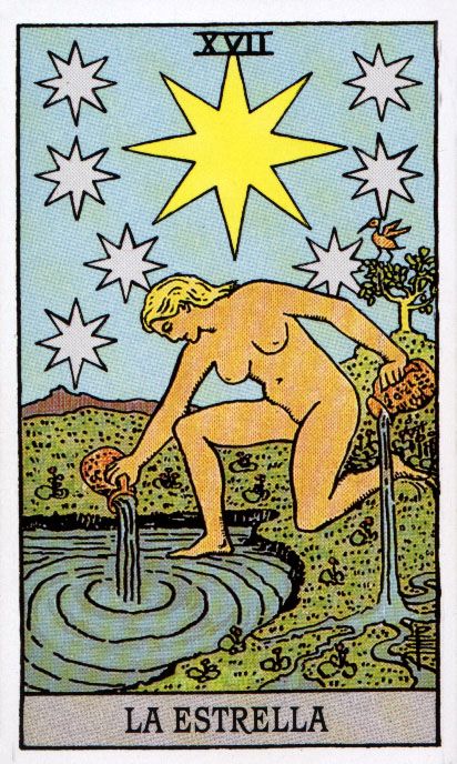 Resultado de imagen para estrella carta de tarot
