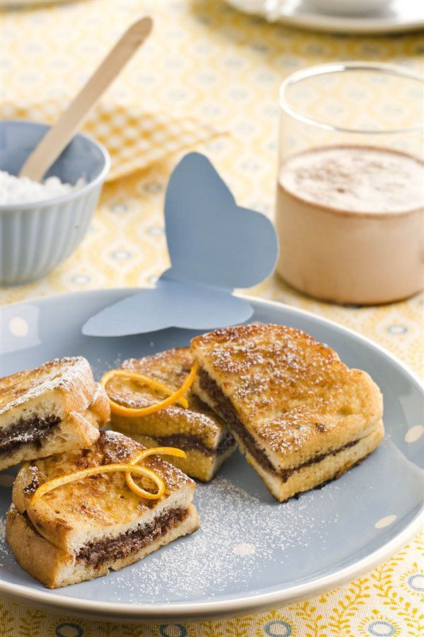 desayunos saludables3. Tostadas con chocolate