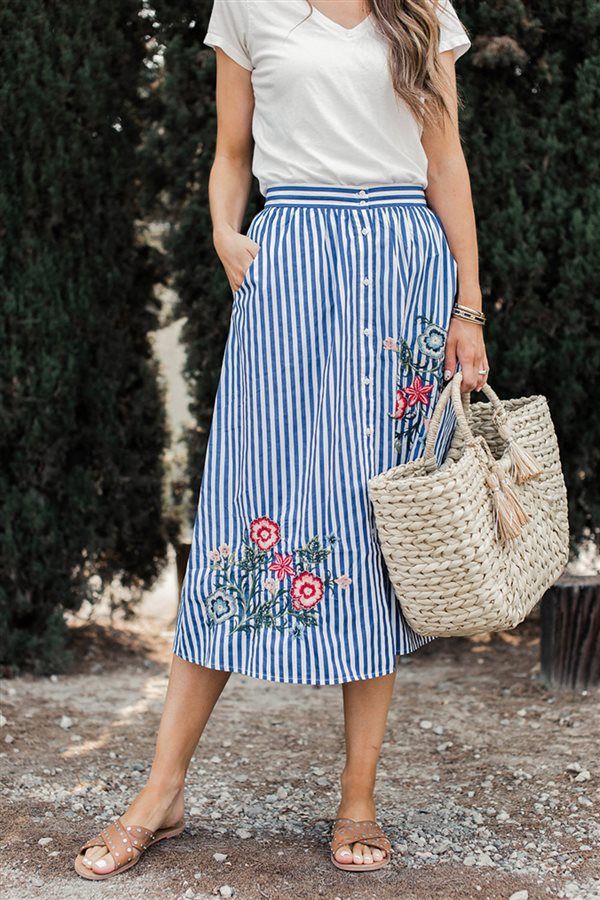 OUT: ESTAMPADO RAYAS Y FLORES