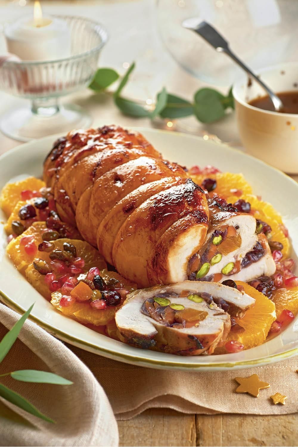 pechuga de pavo rellena. Pechuga de pavo rellena