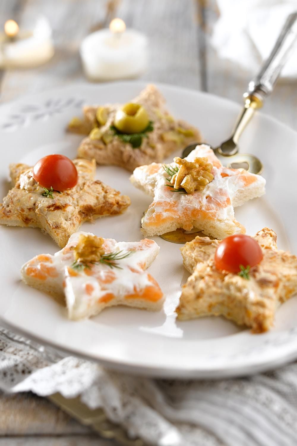 canapes navidenÌos4. ¡Más estrellas!