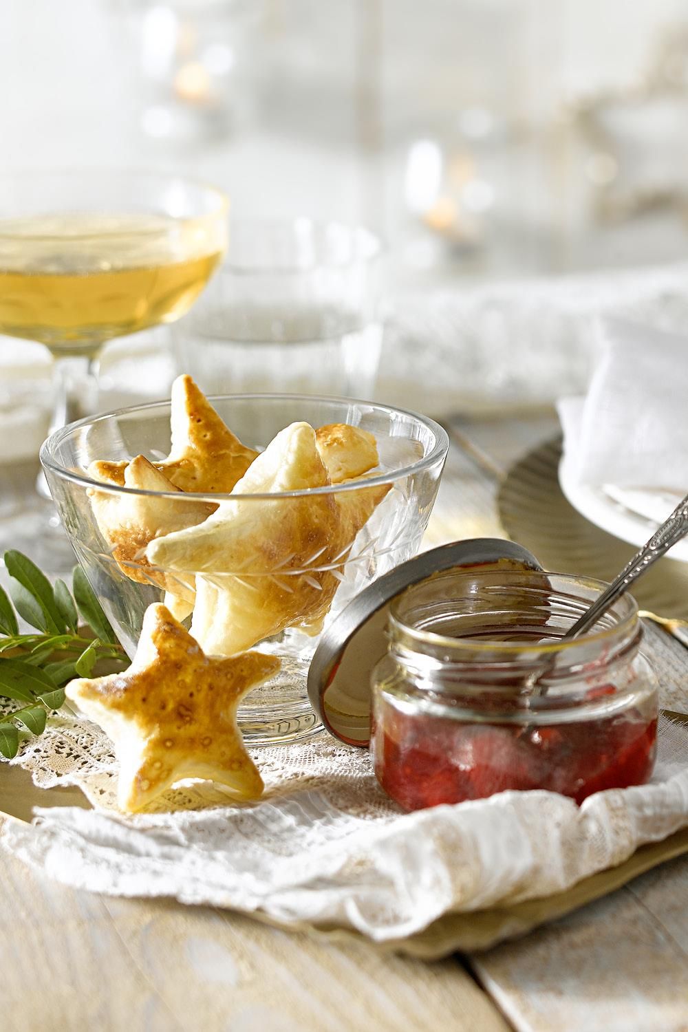 canapes navidenÌos5. Canapés de estrellas