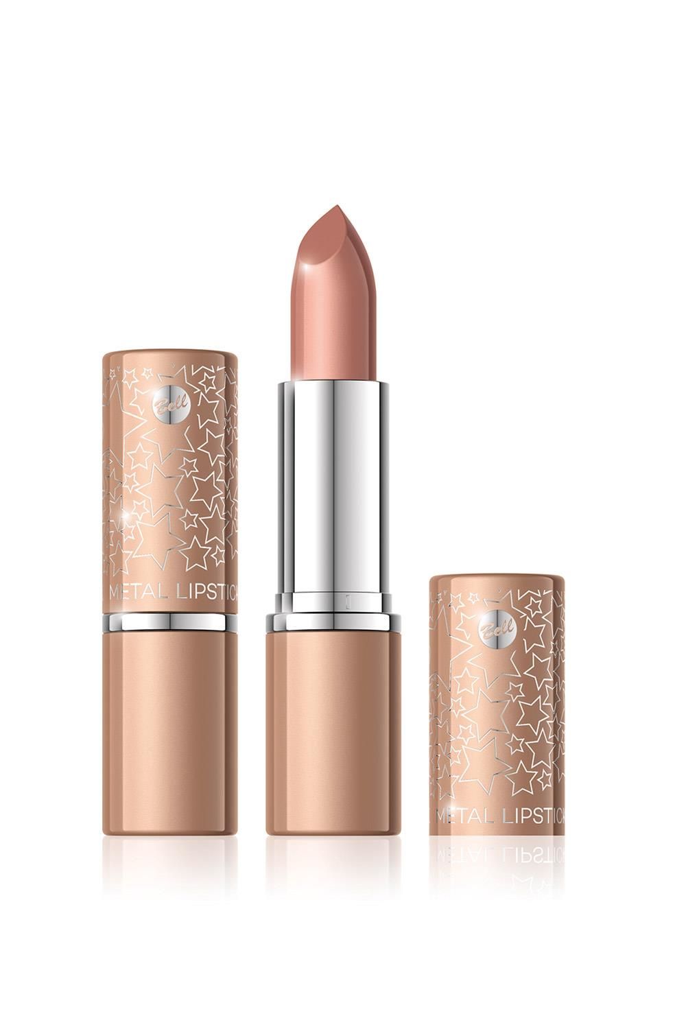 pintalabios otoño 2018 color piel peloBell-Cosmetics-Barra-de-labios-metálico-Cosmic-Girl 02. Rubias de piel rosada