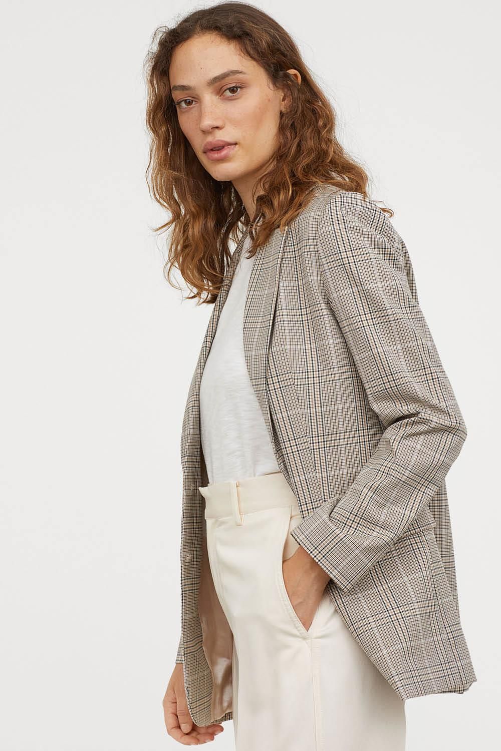 estilo preppy americana h&m 69,99euros. Americana de cuadros