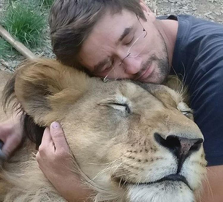 El hombre tambiÃ©n tenÃ­a una leona en su casa