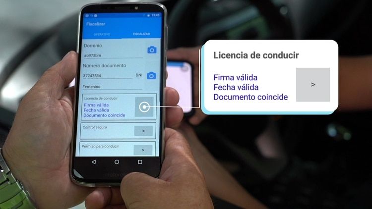 La licencia digital se verÃ¡ en el celular y desde allÃ­ podrÃ¡ ser fiscalizada por las autoridades competentes.