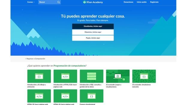 Página web del curso