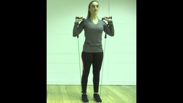 Mujer haciendo ejercicios