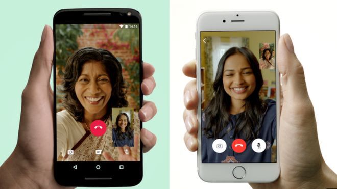 Resultado de imagen para De llamada de voz a videollamada WHATSAPP