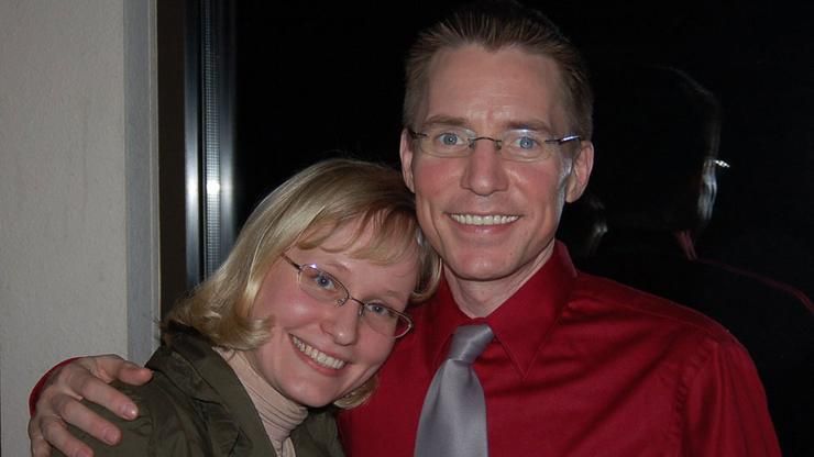 Padgget y su esposa.