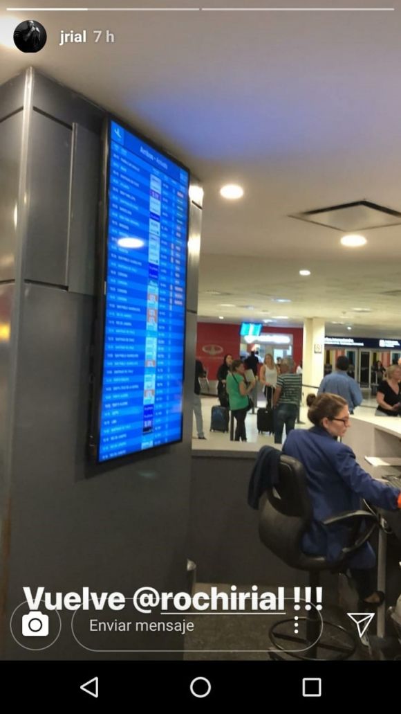 Rocío Rial regresó a la Argentina de su viaje de estudios: la reacción de Rial Rial