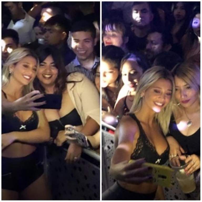 Sorprenden a Sol Pérez en un boliche en paños menores