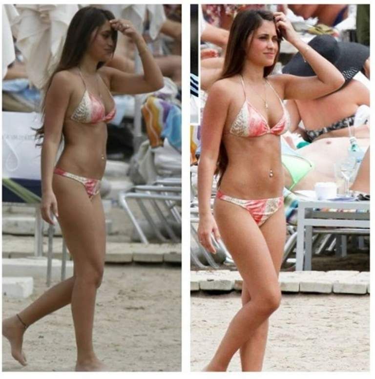 Así lucía Anto Roccuzzo en bikini hace unos años y no lo vas a poder creer