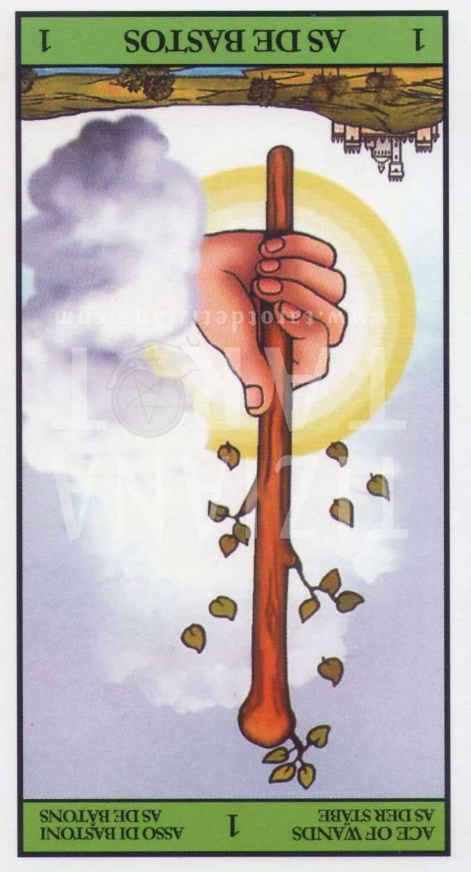 Resultado de imagen para carta del tarot as de bastos