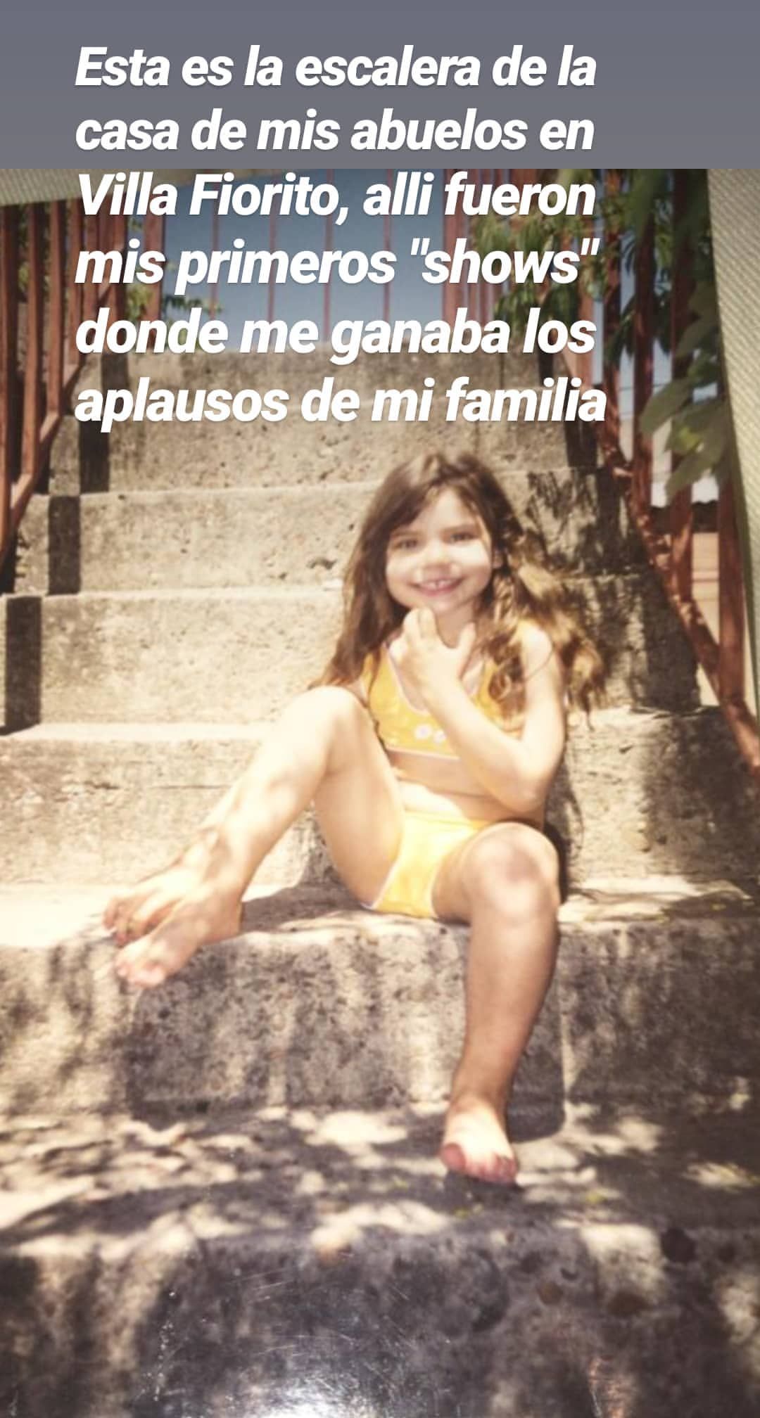 Eva De Dominici infancia