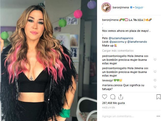 El cambio de look de Jimena Barón