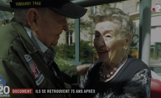 Se enamoraron en la Segunda Guerra Mundial y después de 75 años, se reencontraron