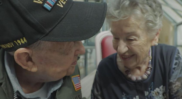 Se enamoraron en la Segunda Guerra Mundial y después de 75 años, se reencontraron
