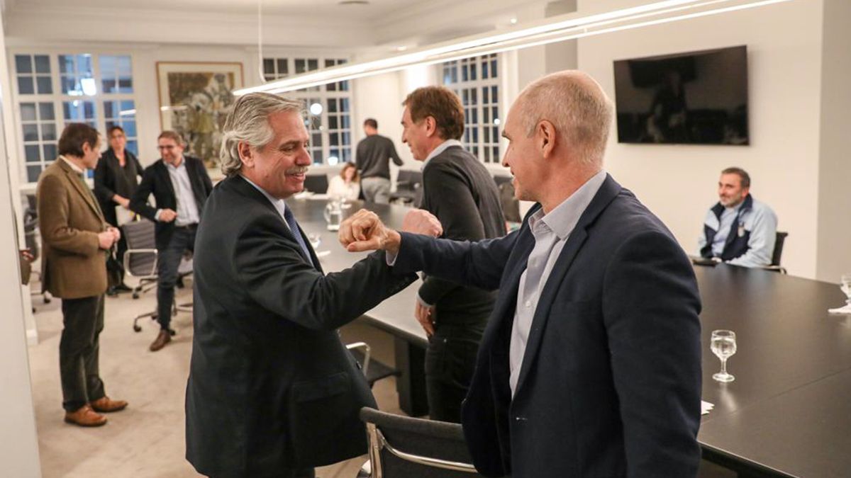 El presidente mantiene un encuentro con el jefe de Gabinete porte&ntilde;o en la residencia de Olivos.&nbsp;