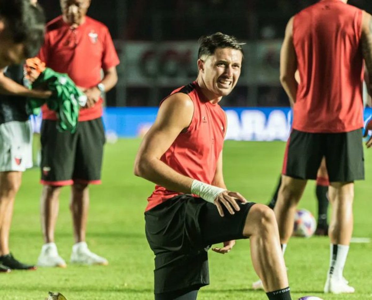 Facundo Garcés se sumó a los entrenamientos de Colón. Facundo Garcés se sumó a los entrenamientos de Colón.