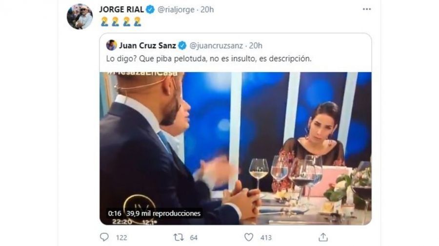 Sin filtro, Jorge Rial fulminó a Juana Viale en redes.