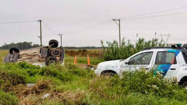 El accidente se produjo en la Ruta 9, sobre la mano que va desde Rosario a Buenos Aires.