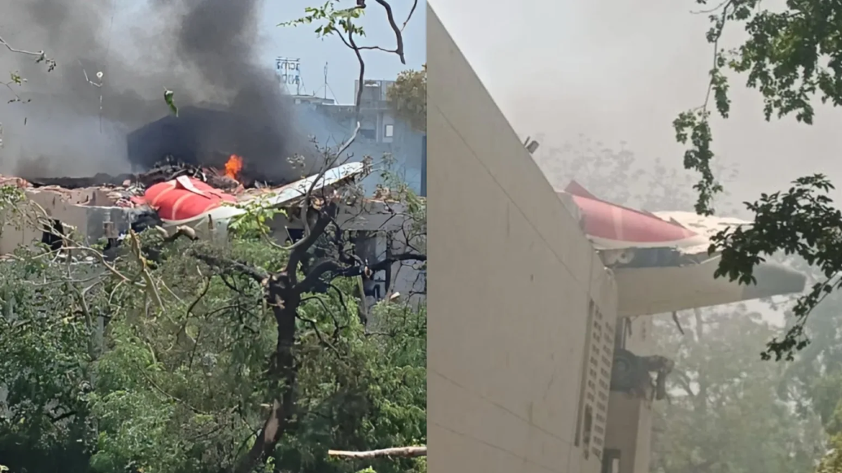 El impactante video de la tragedia aérea en India: se estrelló un avión con 242 personas a bordo