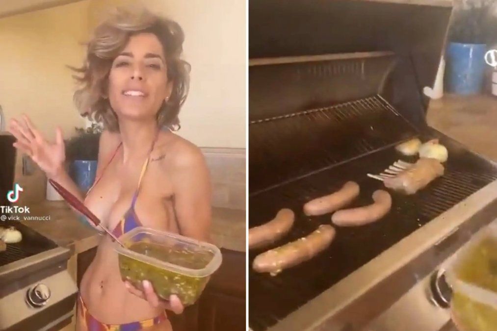 El video de Victoria Vannucci con chorizos que causó furor