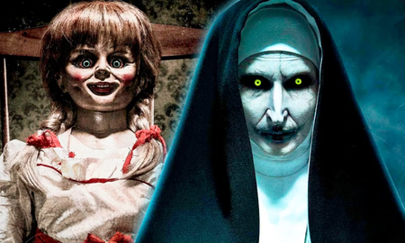 Las películas de The Conjuring están basadas en casos reales investigados por Ed y Lorraine Warren, un matrimonio de investigadores paranormales. Las películas de The Conjuring están basadas en casos reales investigados por Ed y Lorraine Warren, un matrimonio de investigadores paranormales.
