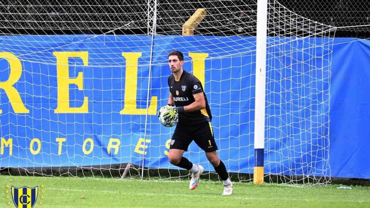Gaspar Spinelli, el arquero de Centenario que ataj&oacute; dos penales y le dio el t&iacute;tulo a su equipo en la Copa Federaci&oacute;n. Foto: Prensa Centenario.
