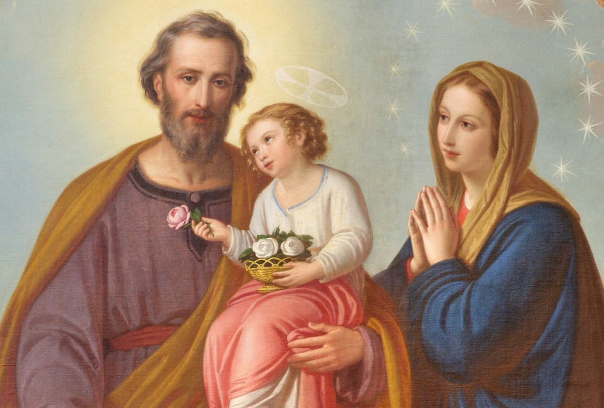 Jesús, José y María conforman el ideal de familia que la Iglesia católica propugna.