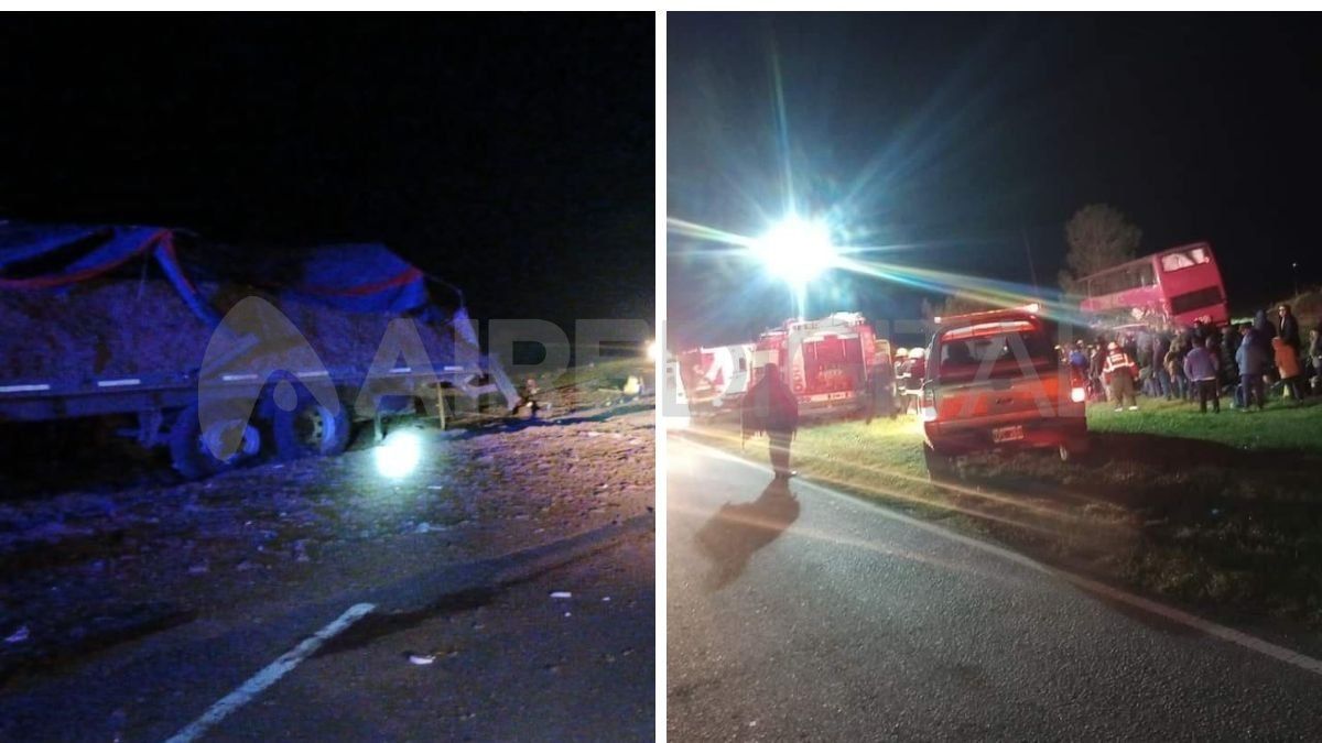 Ruta Nacional 34: cinco personas fallecieron en un choque entre un camión y un colectivo.